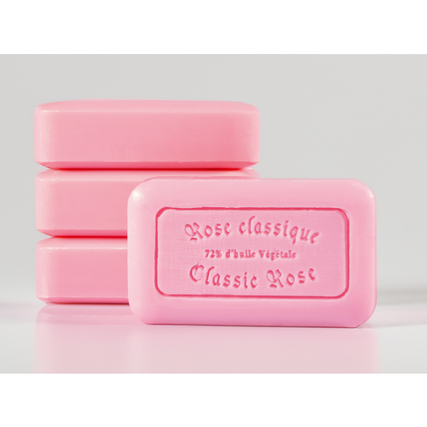 Savon de Marseille 125gr Klassik Rose