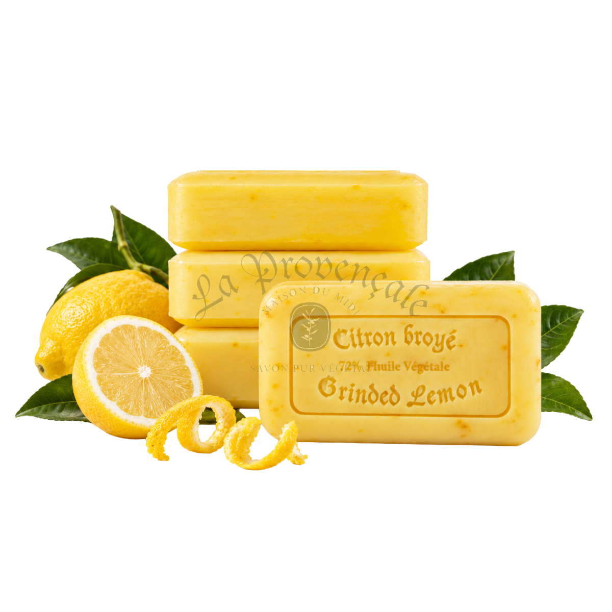 Savon de Marseille 125 g Zitrone mit St& box