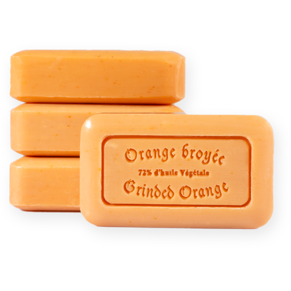 Savon de Marseille 125 g Orange mit Stückchen