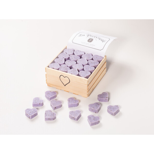 Motivseife Herzform Lavendelblüte 30 g