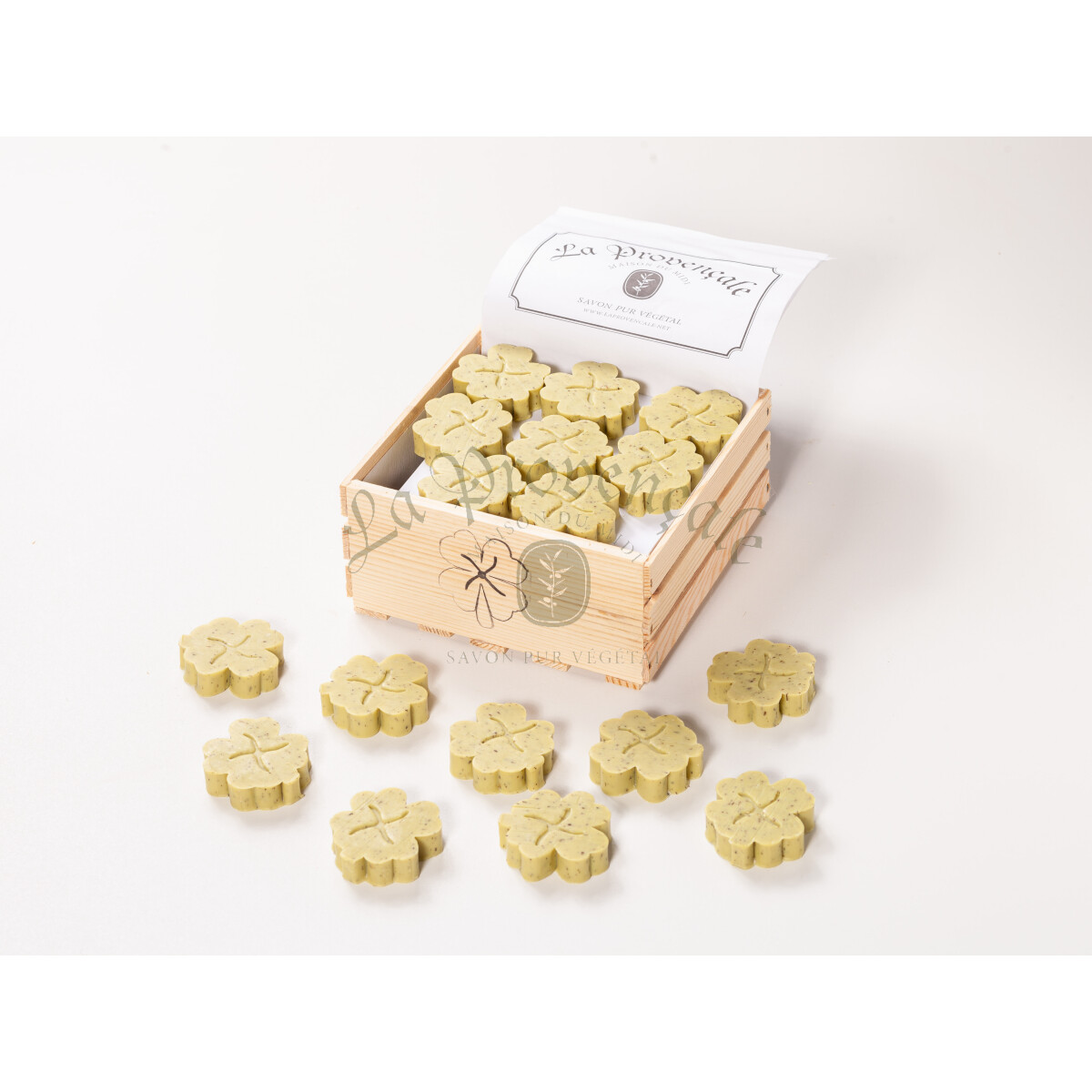 Motivseife Glückskleeblatt 40 g box