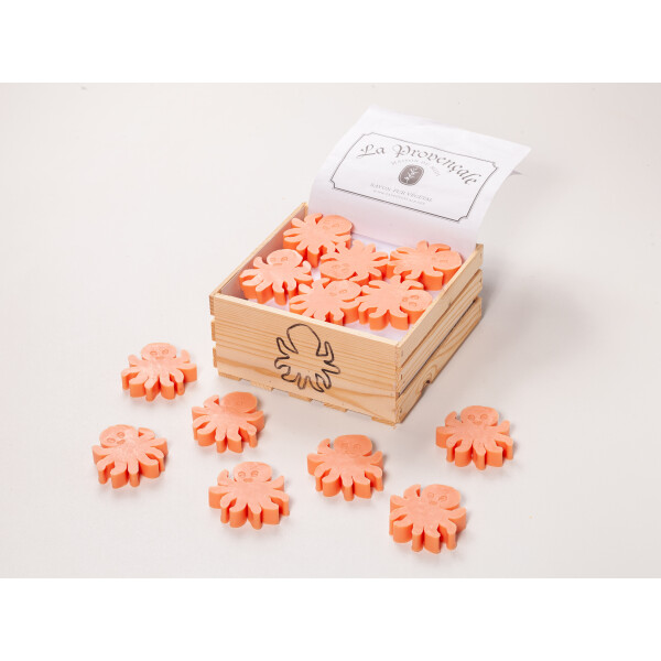 Maritime Motivseife Oktopus 40 g „Pink Grapefruit“