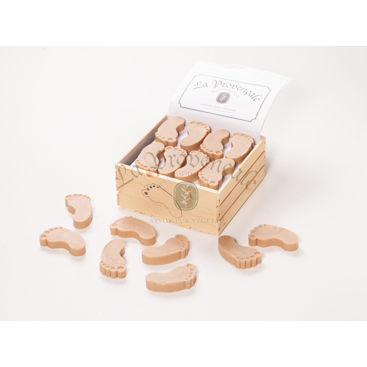 Maritime Motivseife Barfuß 40 g &b box