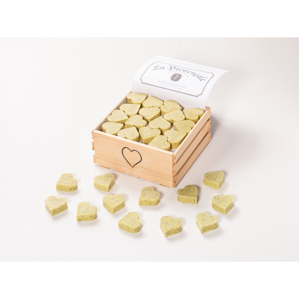 Motivseife Herzform Limette-Basilikum 30 g