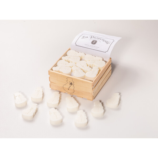Weihnachtliche Motivseife Schneemann 40 g
