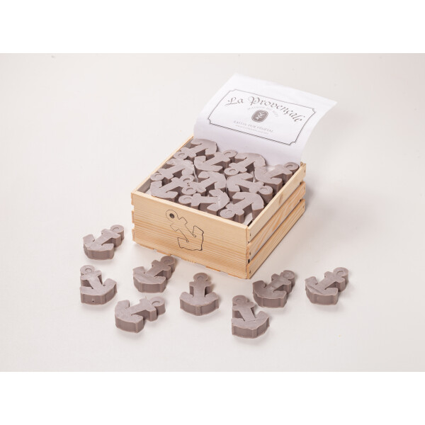 Maritime Motivseife Anker 30 g „Fleur de Sel“