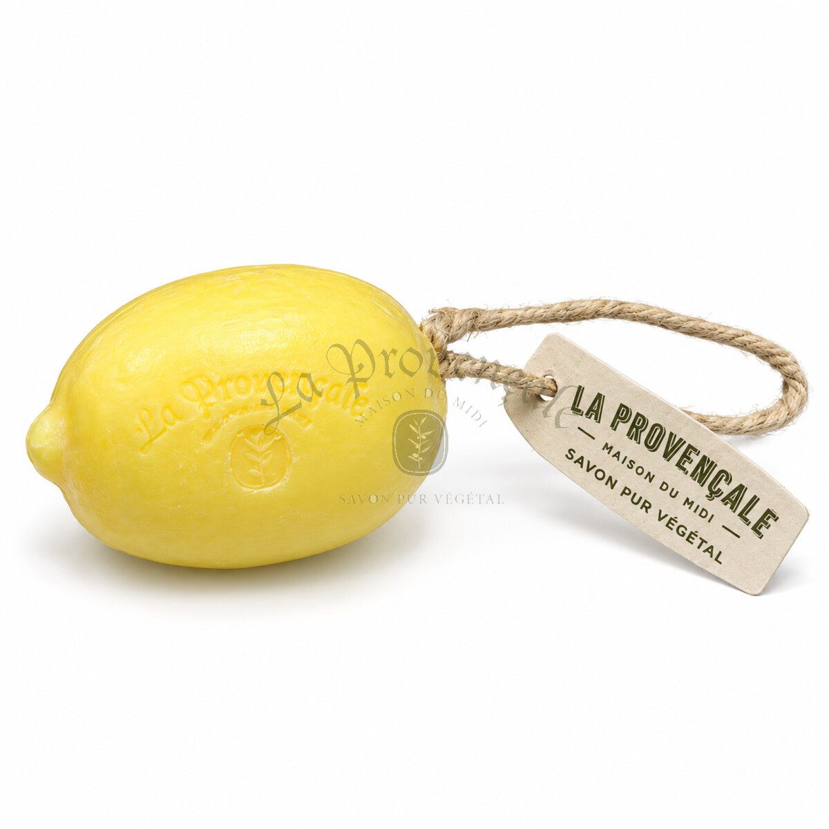 Savon de Marseille als Zitrone 150 g mit Kordel