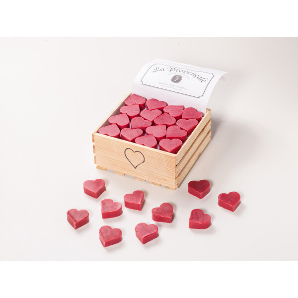 Motivseife Herzform Grenadine 30 g