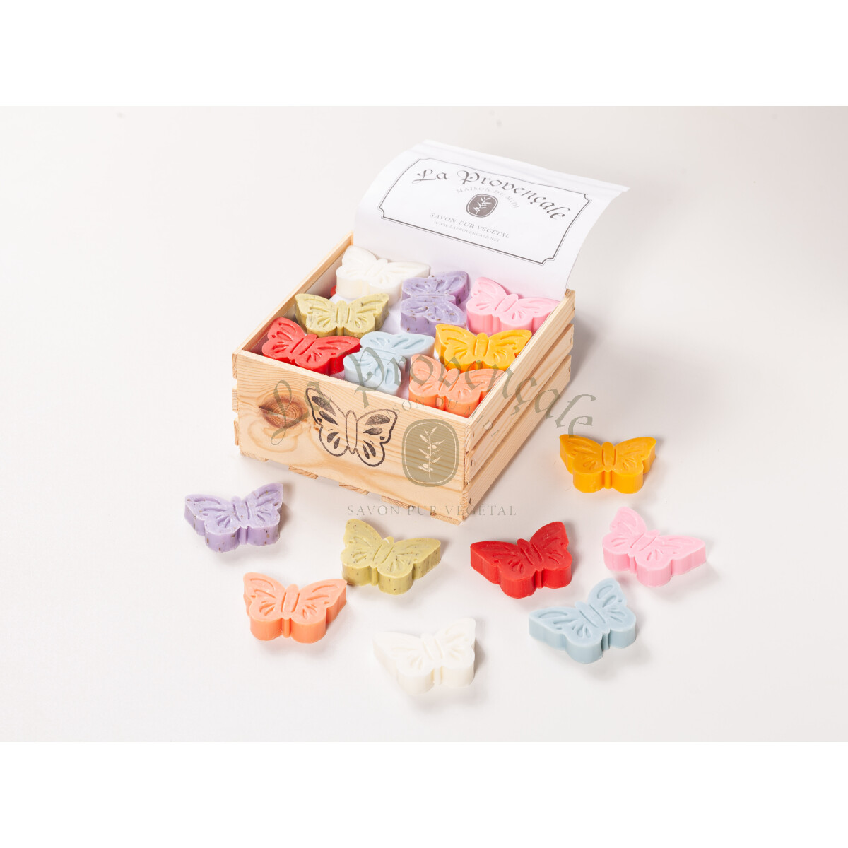 Gästeseife Schmetterling 40gr. Savon de Marseille