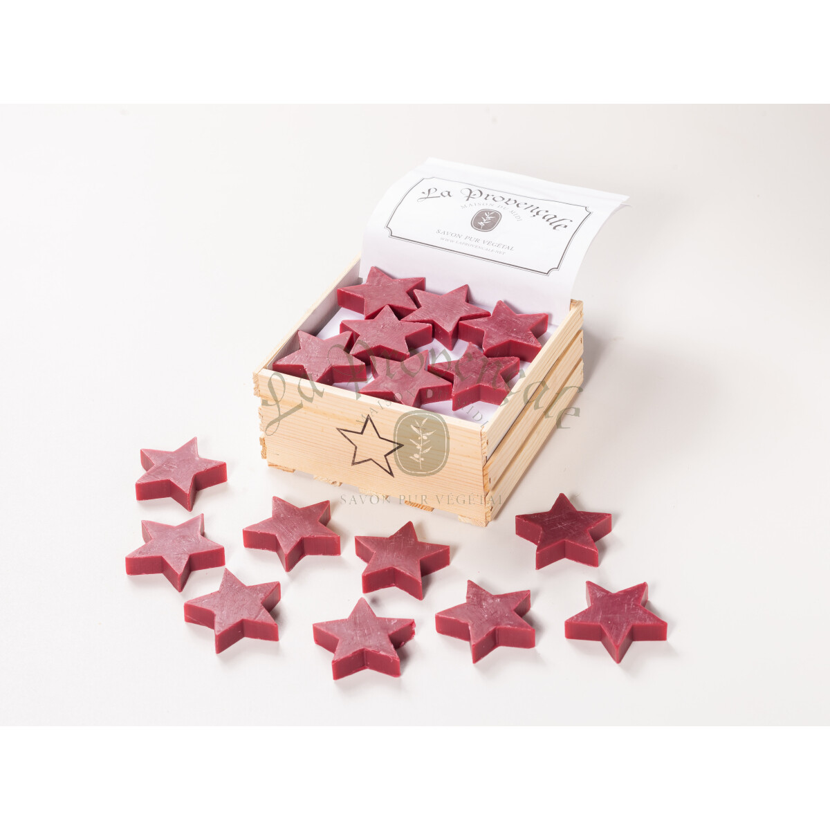 Motivseife Stern Weihnachten 35 g Cassis / Grenadine