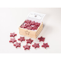 Weihnachtliche Motivseife Stern 35 g „Cassis/Grenadine“