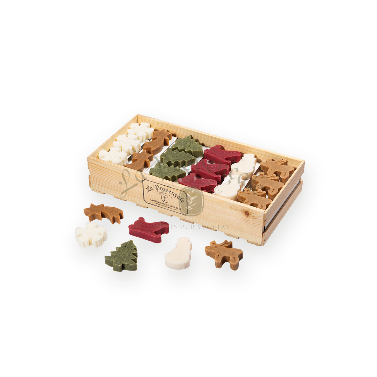 Savon de Marseille Weihnachtssortiment 1 , (64 Stk. 6-fach s