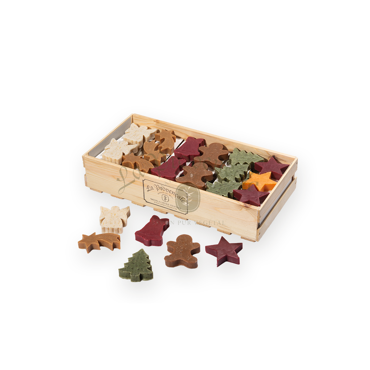 Savon de Marseille Weihnachtssortiment 2, ( 56 Stk 6-fach so